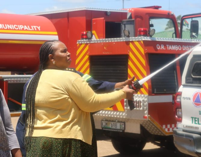 Hand over of Fire Engines