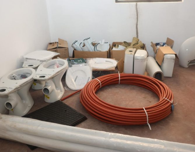Plumbing Material Hand Over in PSJ LM