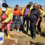 Official handover of the Sikwayini Spring Water Project.