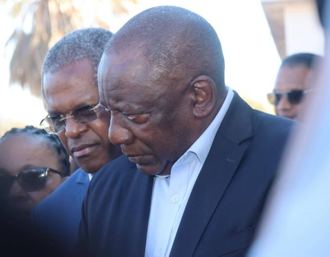 President Ramaphosa Visits the flood affected areas in Mthatha