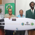 Avuyile Ndamase Surfboard Handover