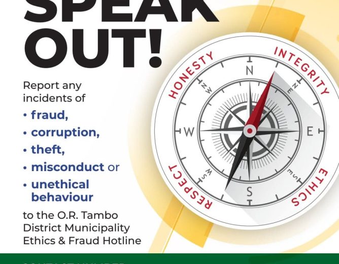 Speak Out Against Fraud and Corruption