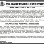 Notice of an Ordinary Council Meeting